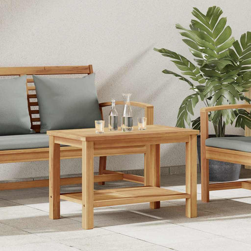 Masă de cafea Maro 70 x 40 x 45 cm Lemn masiv de tec - WALTI WALTI