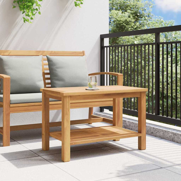 Masă de cafea Maro 70 x 40 x 45 cm Lemn masiv de tec - WALTI WALTI