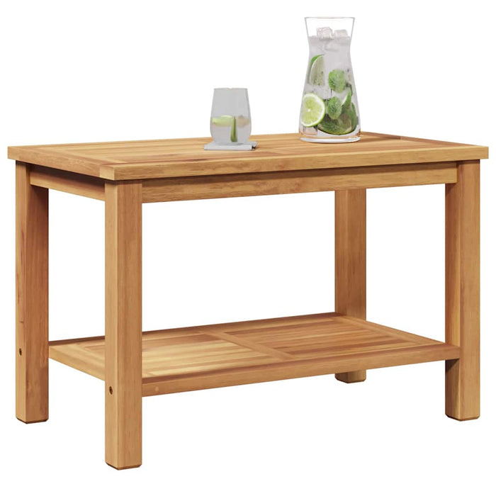 Masă de cafea Maro 70 x 40 x 45 cm Lemn masiv de tec - WALTI WALTI