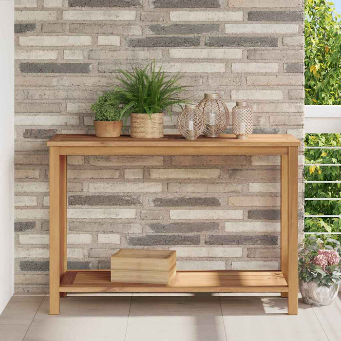 Masă de consolă Maro 110 x 40 x 75 cm Lemn solid de tec WALTI