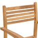 Scaune de grădină stivuibile 2 pcs Maro 55.5 x 55.5 x 90 cm - WALTI WALTI