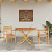 Scaune de grădină stivuibile 2 pcs Maro 55.5 x 55.5 x 90 cm - WALTI WALTI