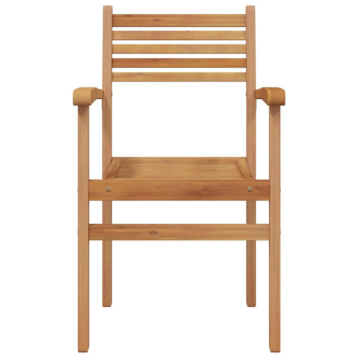 Scaune de grădină stivuibile 2 pcs Maro 55.5 x 55.5 x 90 cm - WALTI WALTI