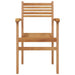 Scaune de grădină stivuibile 2 pcs Maro 55.5 x 55.5 x 90 cm - WALTI WALTI