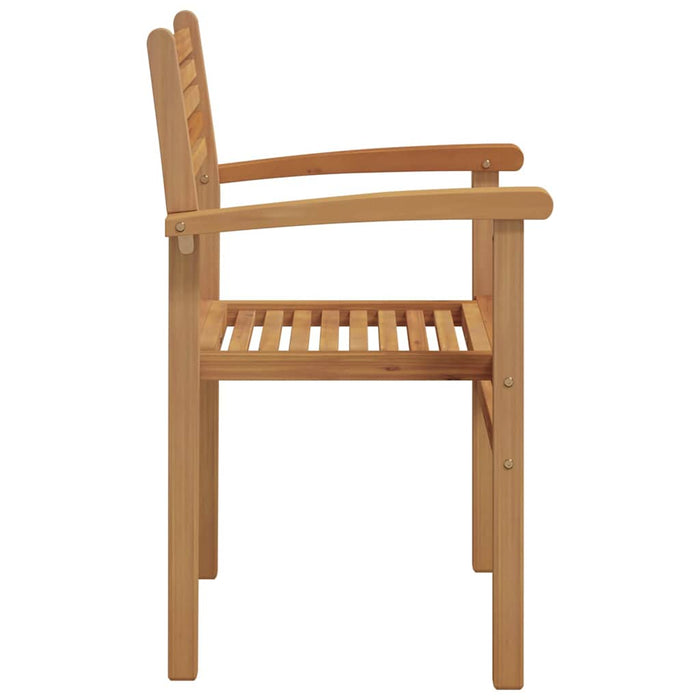 Scaune de grădină stivuibile 2 pcs Maro 55.5 x 55.5 x 90 cm - WALTI WALTI