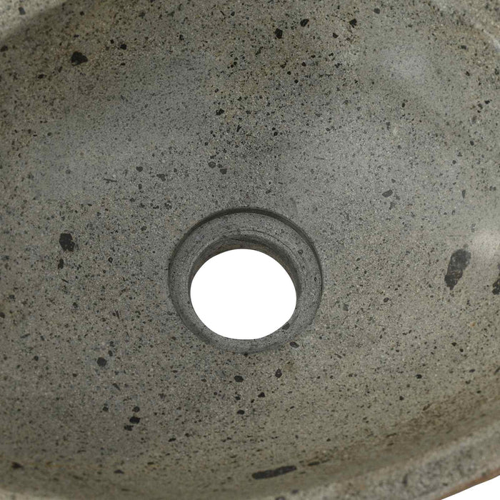 Chiuvetă din piatră de râu (30-37) x (25-30) x 12 cm - WALTI WALTI