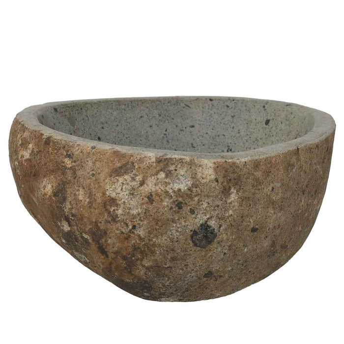 Chiuvetă din piatră de râu (30-37) x (25-30) x 12 cm - WALTI WALTI