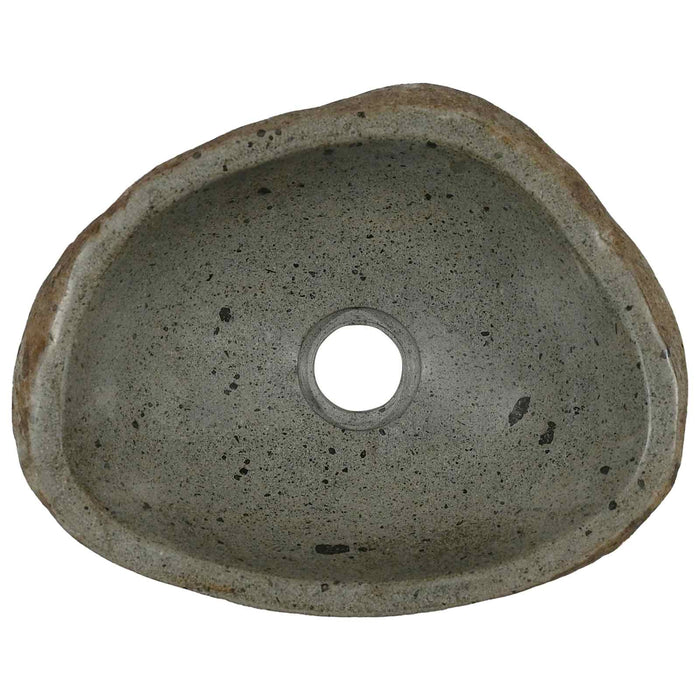 Chiuvetă din piatră de râu (30-37) x (25-30) x 12 cm - WALTI WALTI
