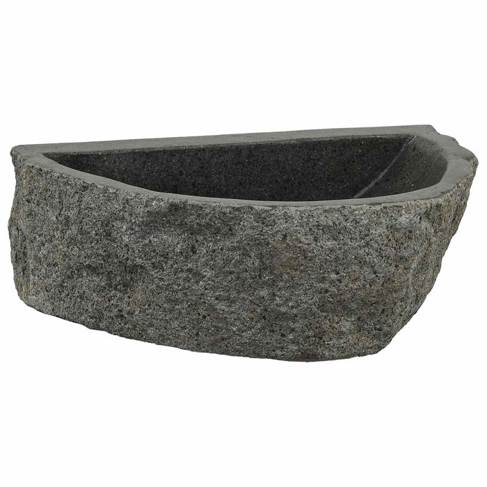 Chiuvetă de perete Gri 37 x 30 x 12 cm Piatra de râu - WALTI WALTI