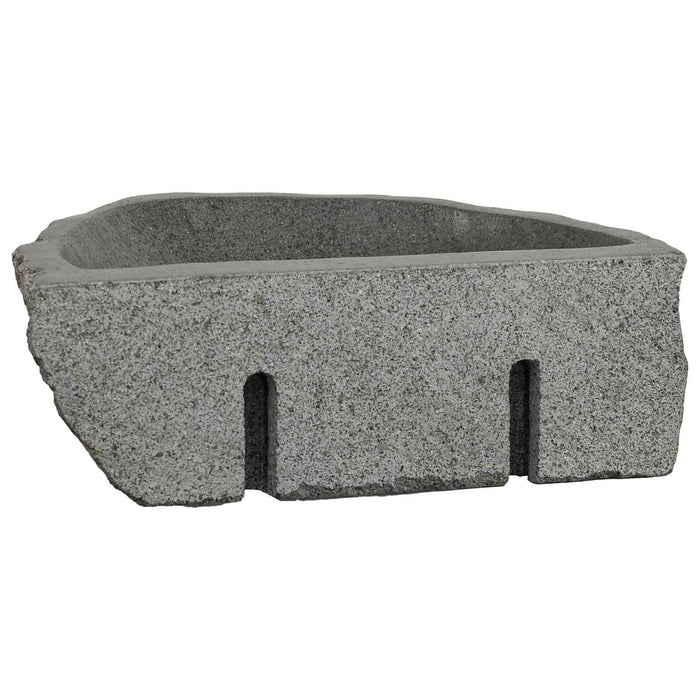 Chiuvetă de perete Gri 37 x 30 x 12 cm Piatra de râu - WALTI WALTI