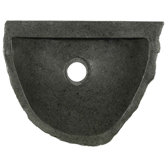 Chiuvetă de perete Gri 37 x 30 x 12 cm Piatra de râu - WALTI WALTI