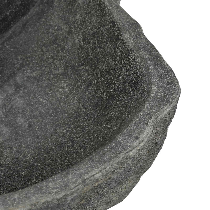 Chiuvetă de perete Gri 45 x 35 x 15 cm Piatra de râu - WALTI WALTI