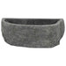 Chiuvetă de perete Gri 45 x 35 x 15 cm Piatra de râu - WALTI WALTI