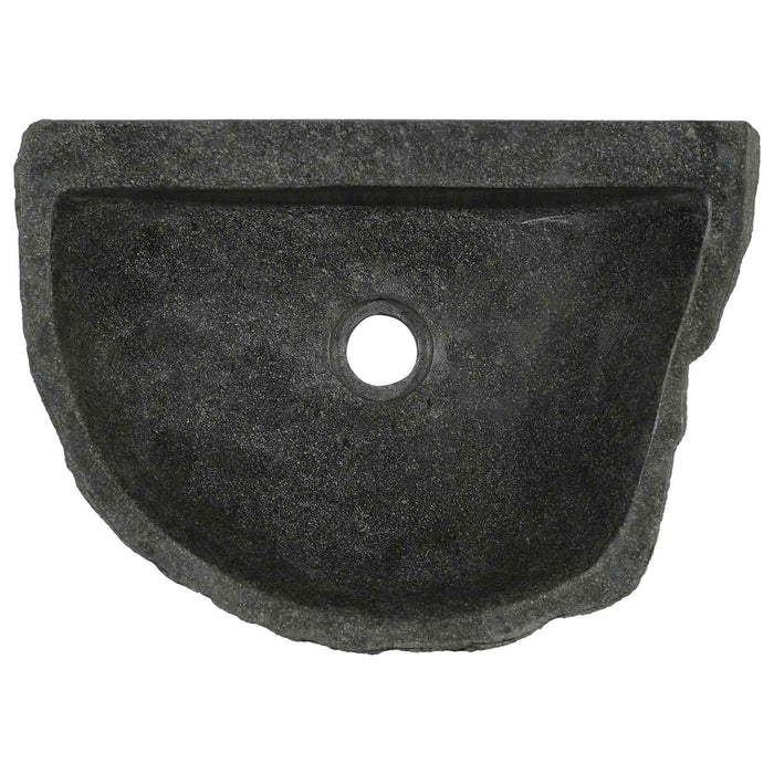 Chiuvetă de perete Gri 45 x 35 x 15 cm Piatra de râu - WALTI WALTI