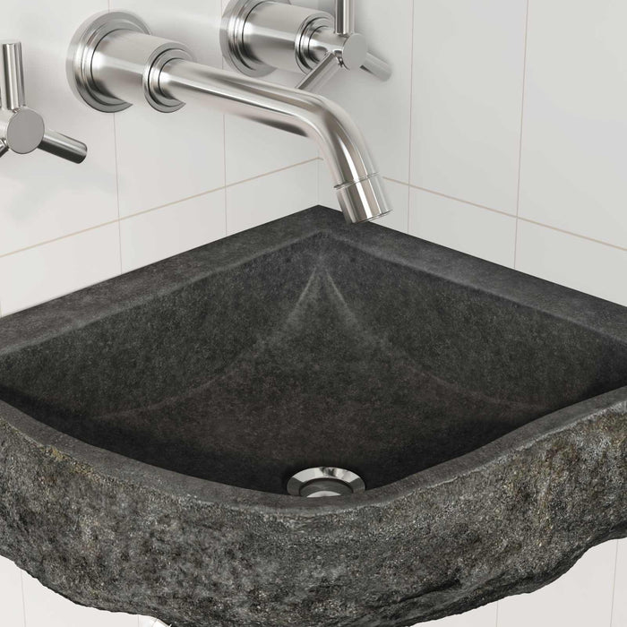 Chiuvetă Gri (30-37) x (30-37) x 12 cm Piatra de Râu - WALTI WALTI