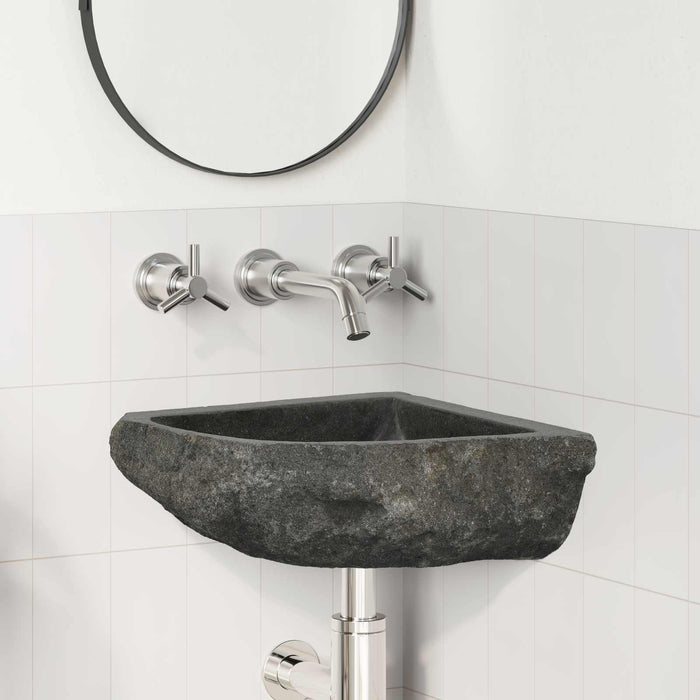 Chiuvetă Gri (30-37) x (30-37) x 12 cm Piatra de Râu - WALTI WALTI