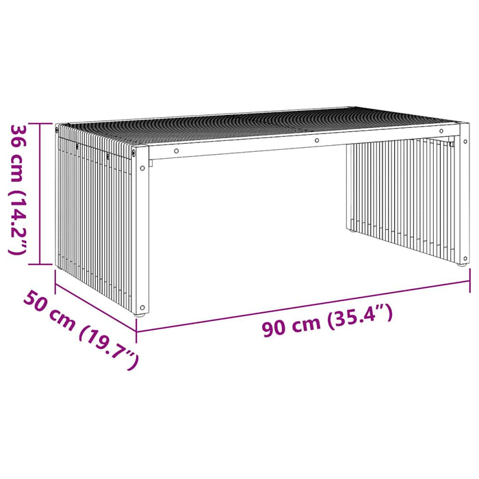 Masă laterală pentru grădină Maro 90 x 50 x 36 cm - WALTI WALTI