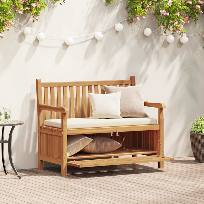 Bancă de grădină cu șemineu cu depozitare Maro 114 x 60 x 90 cm - WALTI WALTI