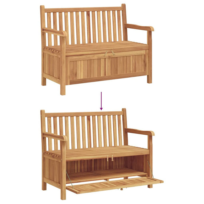Bancă de grădină cu șemineu cu depozitare Maro 114 x 60 x 90 cm - WALTI WALTI