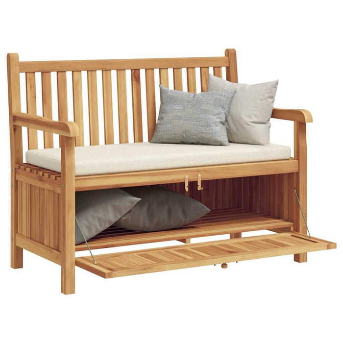 Bancă de grădină cu șemineu cu depozitare Maro 114 x 60 x 90 cm - WALTI WALTI