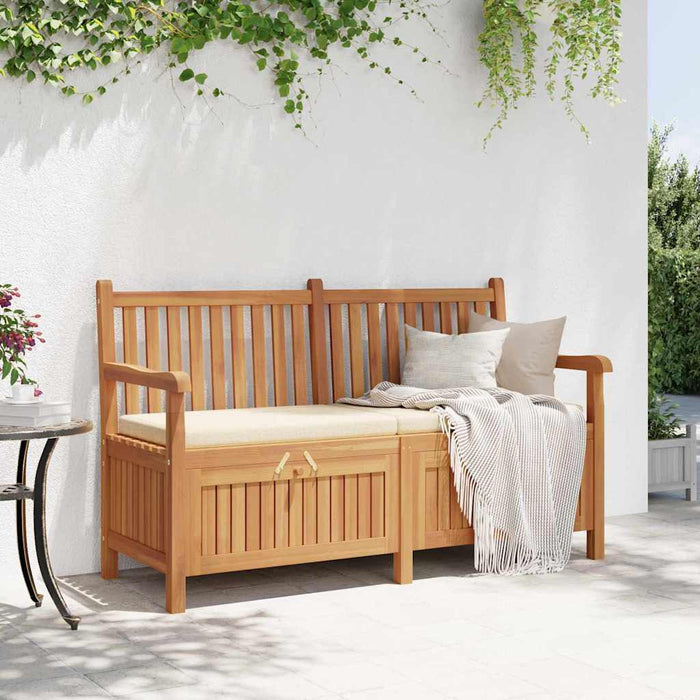 Bancă de grădină cu șemineu cu depozitare Maro 150 x 60 x 90 cm - WALTI WALTI
