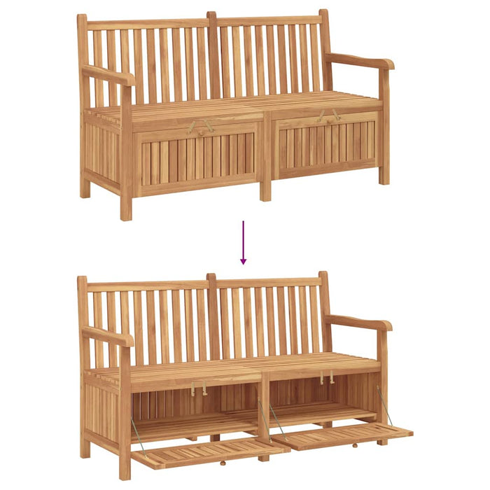 Bancă de grădină cu șemineu cu depozitare Maro 150 x 60 x 90 cm - WALTI WALTI