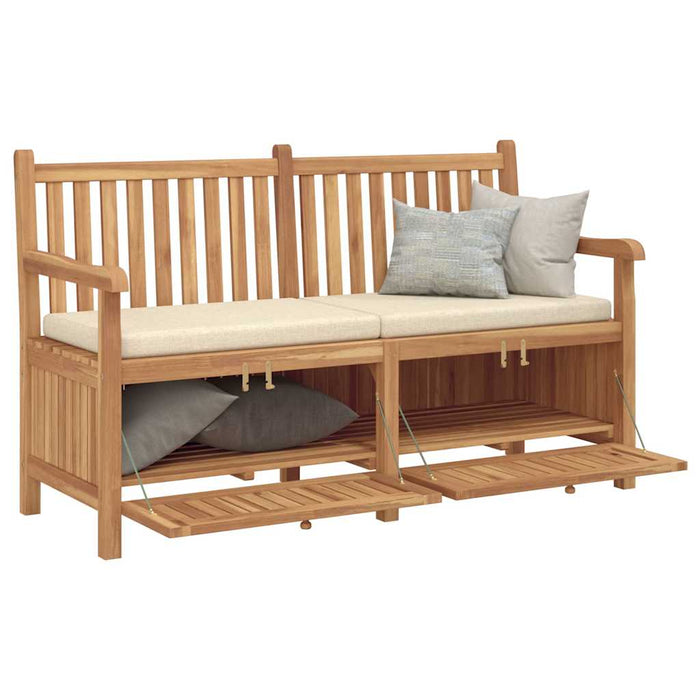 Bancă de grădină cu șemineu cu depozitare Maro 150 x 60 x 90 cm - WALTI WALTI