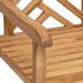Scaune de grădină 2 pcs Maro 58 x 60 x 90 cm Lemn masiv de tec - WALTI WALTI