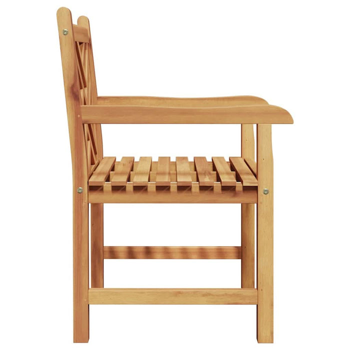 Scaune de grădină 2 pcs Maro 58 x 60 x 90 cm Lemn masiv de tec - WALTI WALTI