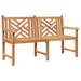 Bancă de grădină 150 x 60 x 90 cm Lemn solid de tec - WALTI WALTI