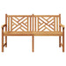Bancă de grădină 150 x 60 x 90 cm Lemn solid de tec - WALTI WALTI
