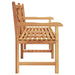 Bancă de grădină 150 x 60 x 90 cm Lemn solid de tec - WALTI WALTI