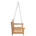 Bancă swinging Altele Maro 114 x 60 x 64 cm Lemn masiv de tec - WALTI WALTI