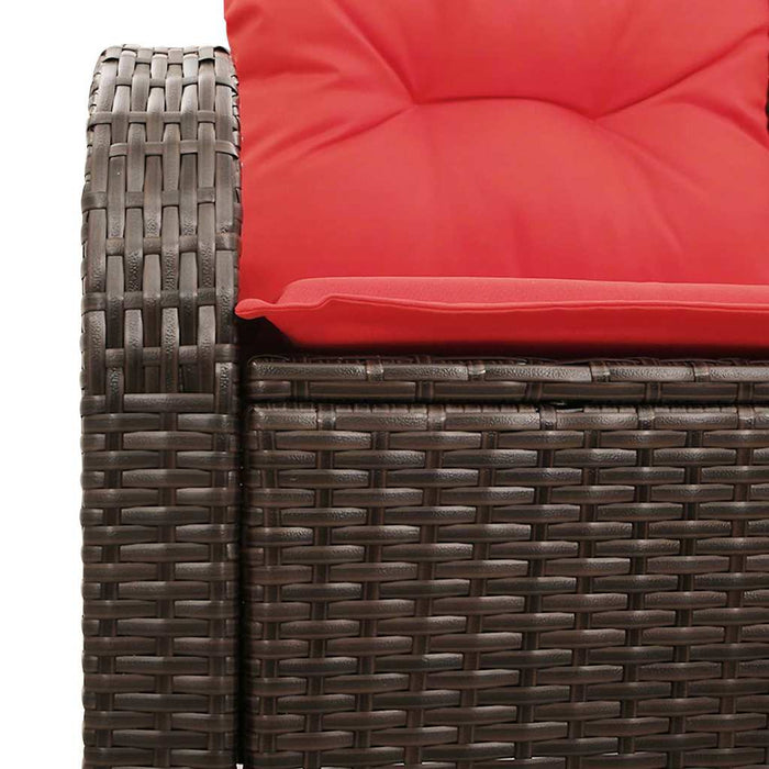 Canapea de grădină Maro 124 x 62 x 85cm poliratan WALTI