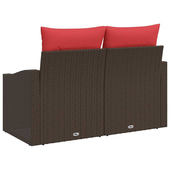 Canapea de grădină Maro 123 x 62 x 69cm poliratan WALTI