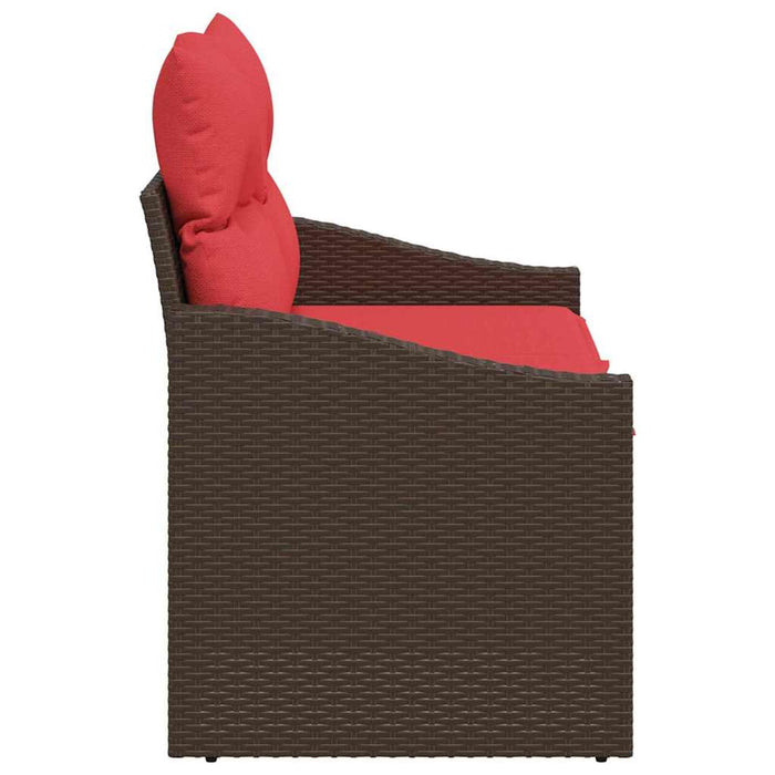 Canapea de grădină Maro 123 x 62 x 69cm poliratan WALTI