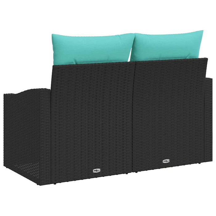 Canapea de grădină Gri 123 x 62 x 69cm poliratan WALTI