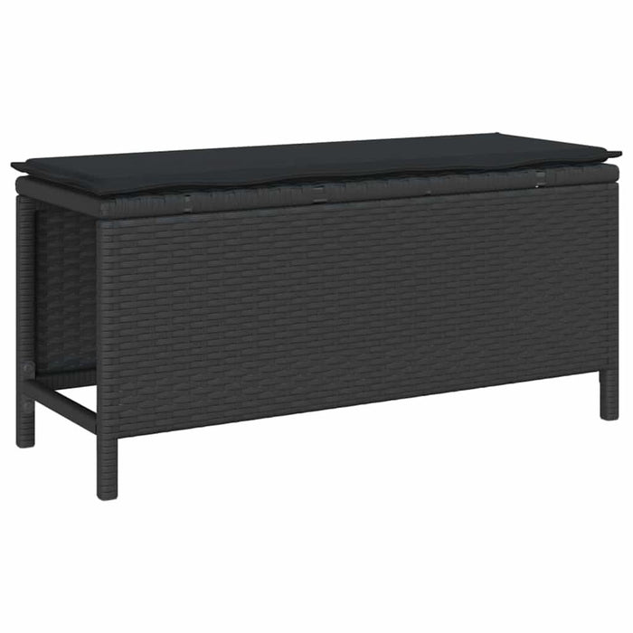 Set de masă pentru grădină Negru Rattan poli - WALTI WALTI