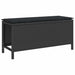 Set de masă pentru grădină Negru Rattan poli - WALTI WALTI