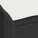 Set de masă pentru grădină Negru Rattan poli - WALTI WALTI