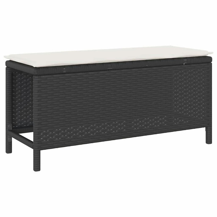 Set de masă pentru grădină Negru Rattan poli - WALTI WALTI