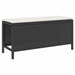 Set de masă pentru grădină Negru Rattan poli - WALTI WALTI