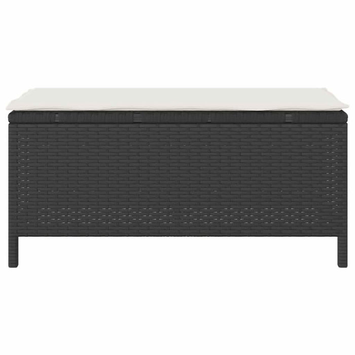 Set de masă pentru grădină Negru Rattan poli - WALTI WALTI