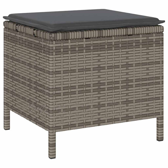 Set de masă pentru grădină Gri Rattan poli - WALTI WALTI