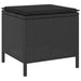 Set de masă pentru grădină Negru Rattan poli - WALTI WALTI