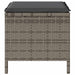 Set de masă pentru grădină Gri Rattan poli - WALTI WALTI