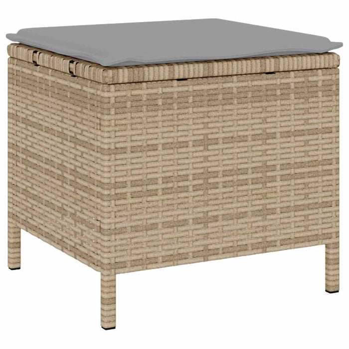Set de masă pentru grădină Bej Rattan poli - WALTI WALTI