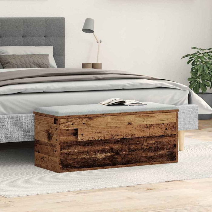 Cutie de depozitare Lemn Vechi 90 x 35 x 35 cm Lemn compozit - WALTI WALTI