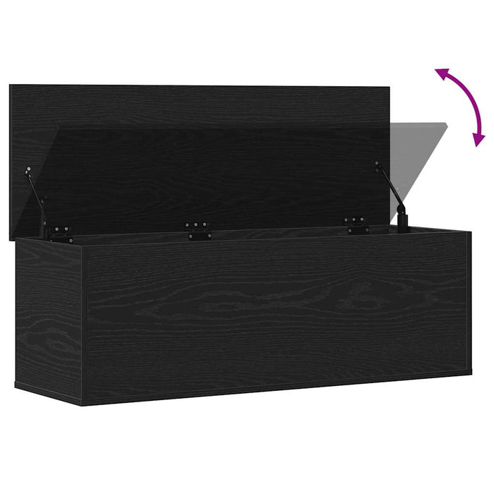 Cutie de depozitare Stejar Negru 102 x 35 x 35 cm Lemn compozit - WALTI WALTI