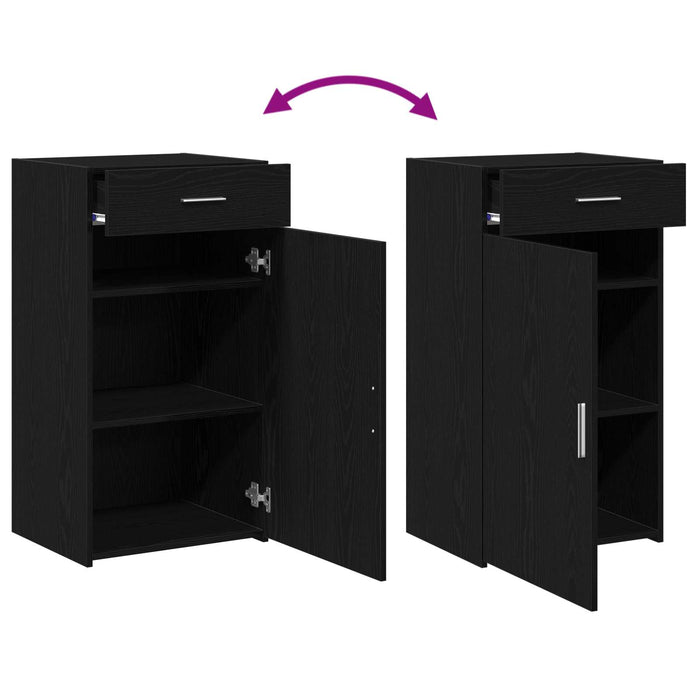 Bufet cu sertar Stejar Negru 50 x 42,5 x 93 cm - WALTI WALTI